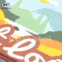 Toppe tessute termoadesive con logo del nome del club su misura per abbigliamento