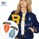 Embroidery Patchs de Broderie Supplier Custom Logo Iron on Embroidered Patches for Clothing