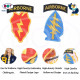 Embroidery Patchs de Broderie Supplier Custom Logo Iron on Embroidered Patches for Clothing