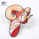 Embroidered Badge Designer Custom Anime Logo Fashion Embroidery Iron on Patches for Clothing