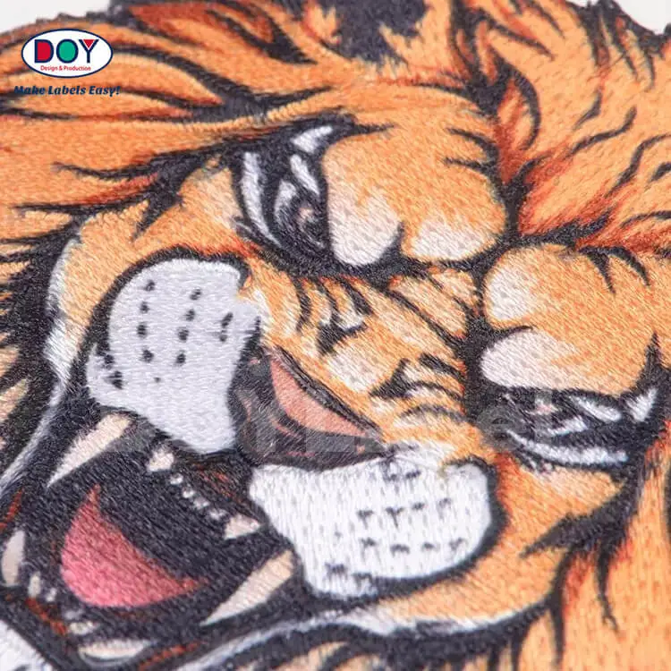Emblemas bordados a ferro no atacado logotipo personalizado de desenhos animados sublimação sublimação remendos bordados para camiseta
