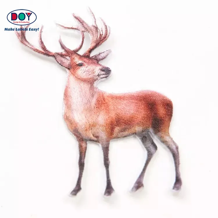 Emblemas bordados a ferro no atacado logotipo personalizado de desenhos animados sublimação sublimação remendos bordados para camiseta