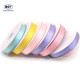 Factory Custom Colorful Silk Double Faced 1 inch Satin Ribbon with Logo