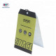 Custom Screen Printing Name Logo PVC Clothing Hang Tag with Eyelet