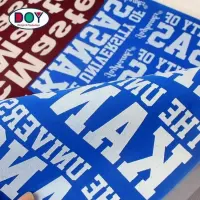 Economici Personalizzati Lettera Privata Numero Logo Floccaggio Stampato e Flock Stampa a Trasferimento Termico