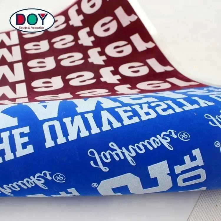 Economici Personalizzati Lettera Privata Numero Logo Floccaggio Stampato e Flock Stampa a Trasferimento Termico