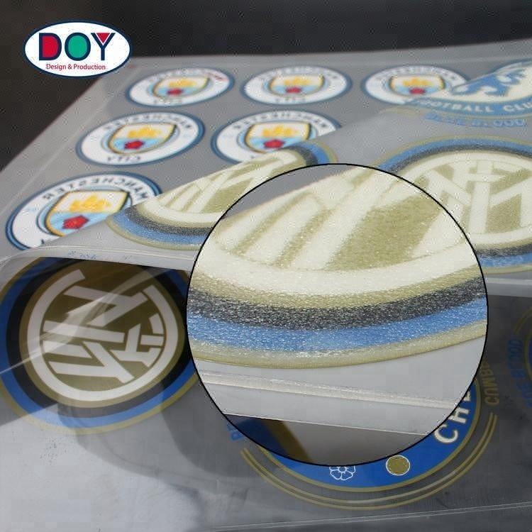 Supply Custom Soccer Club Logo High Density Rubber Silicone Heat Transfer  Stickers for Jerseys and T-Shirts Wholesale Factory - Guangzhou DOY Label  Co., Ltd.