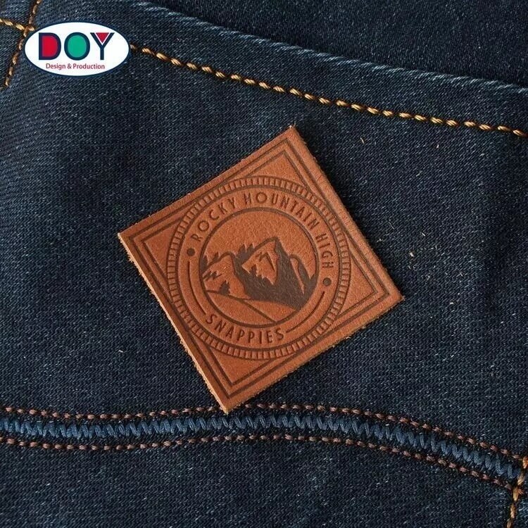 leather patch logo