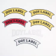 oven Fabric Parches Para Ropa Supplier Custom Logo Two Layers Metal Wire Embroidered Patches for Clothes