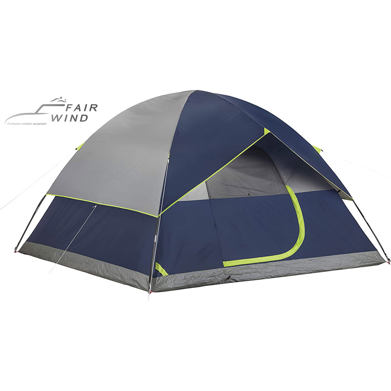 Tente de camping portative facile à installer pour 4 personnes