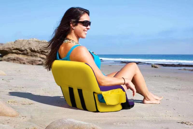 Portable Adjustable Armrest Stadium Seat With Cushion