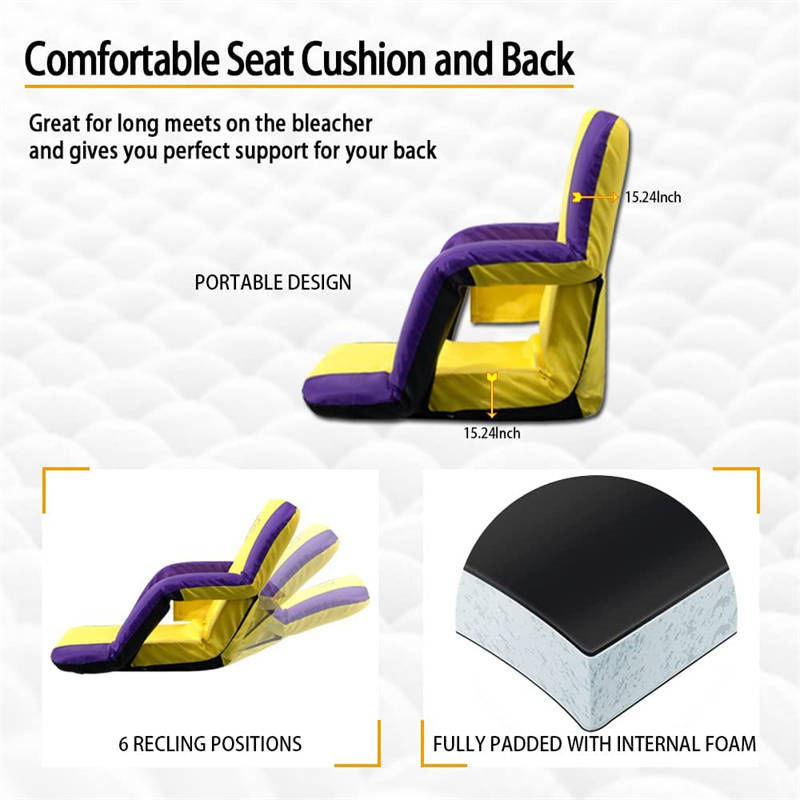 Supply Portable Adjustable Armrest Stadium Seat With Cushion Wholesale ...