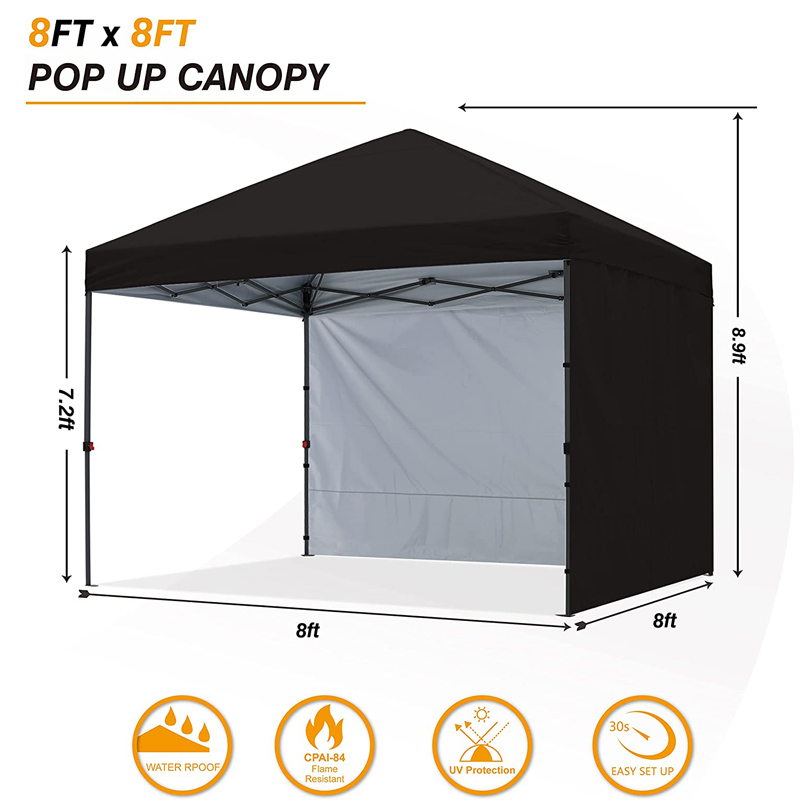 Outdoor Pop Up Canopy Tent with Sidewalls