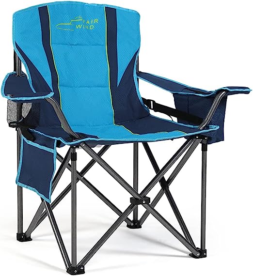 Supply Oversized Fully Padded Camping Chair Lumbar Support Wholesale