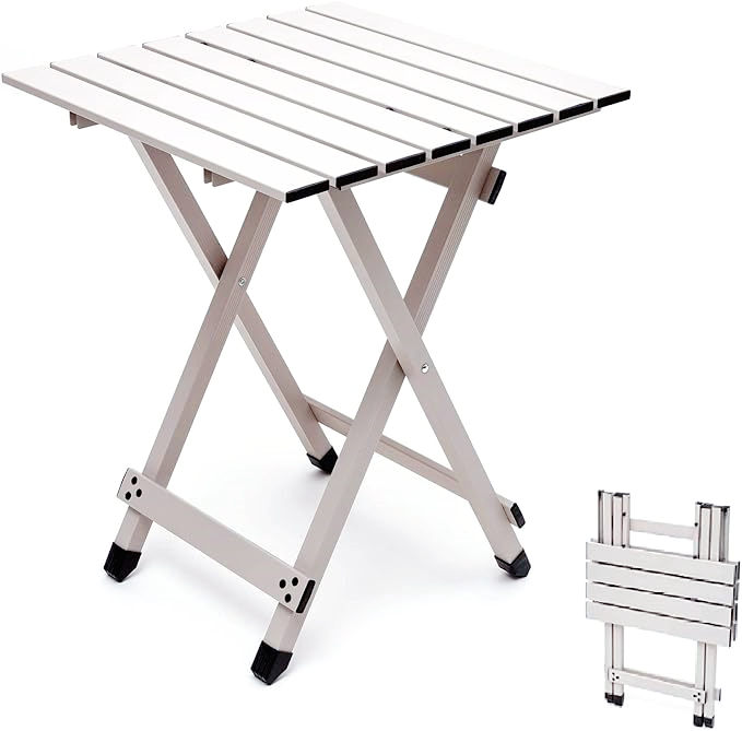 Aluminum Folding Camping Picnic Table Outdoor Indoor