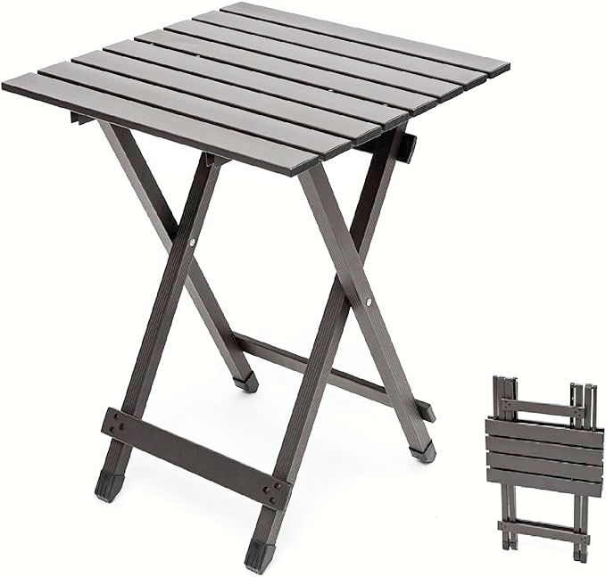 Aluminum Folding Camping Picnic Table Outdoor Indoor