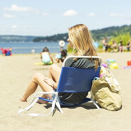 Simple Portable Beach Chair Low Seat