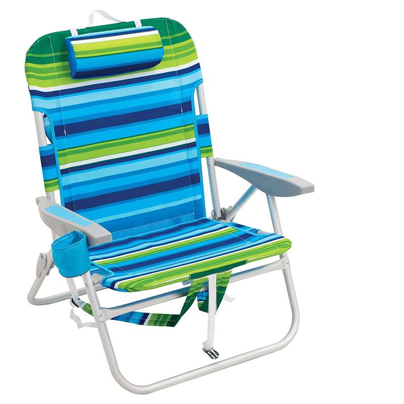 Folding High Seat Backpack Beach Chair Camping Chair