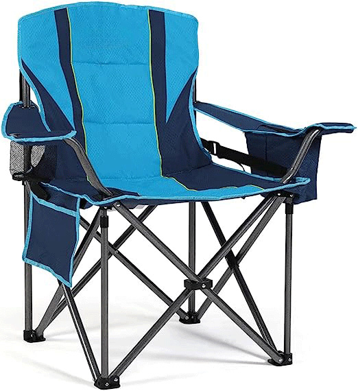 Oversized Fully Padded Camping Chair Lumbar Support