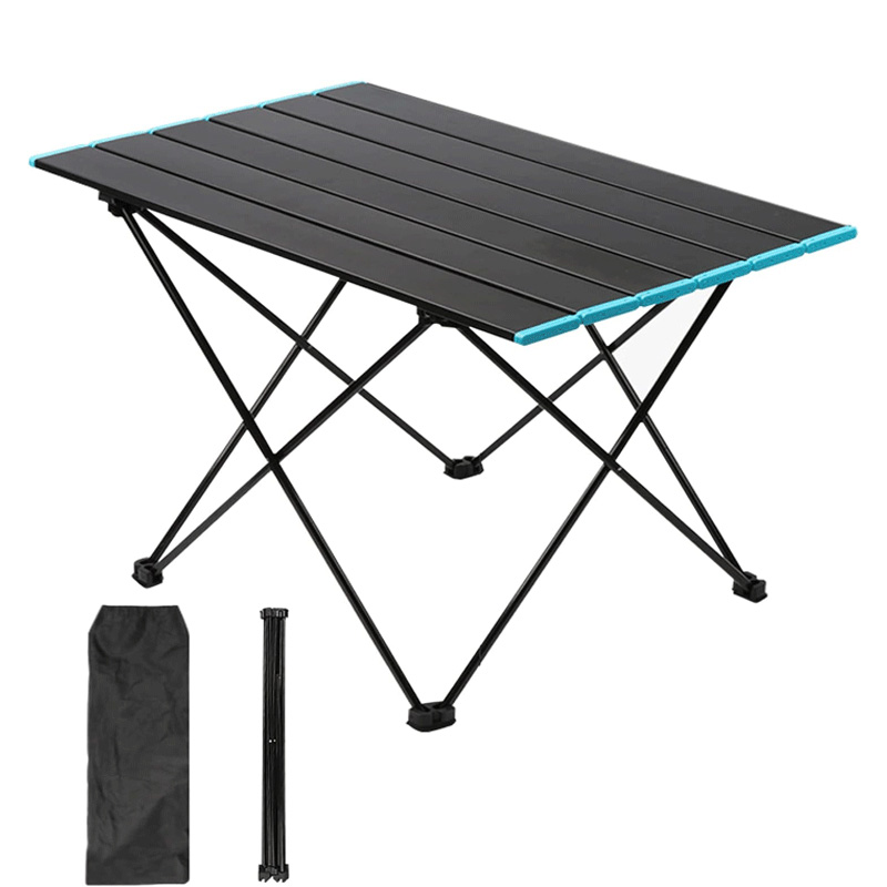 Portable Camping Table, Lightweight Aluminum, Carry Bag