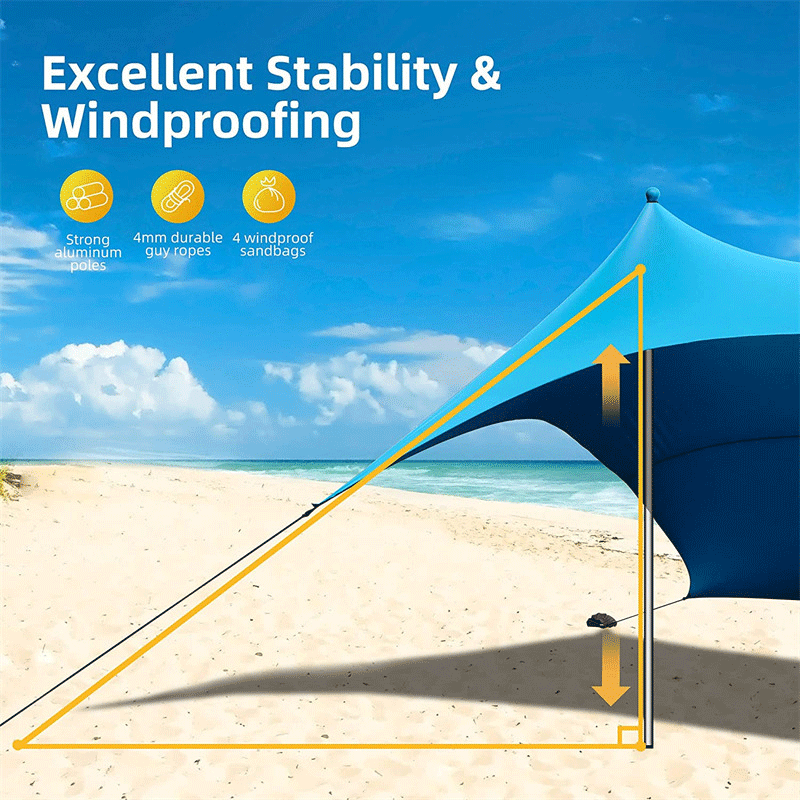 Portable Pop Up Beach Sun Shade