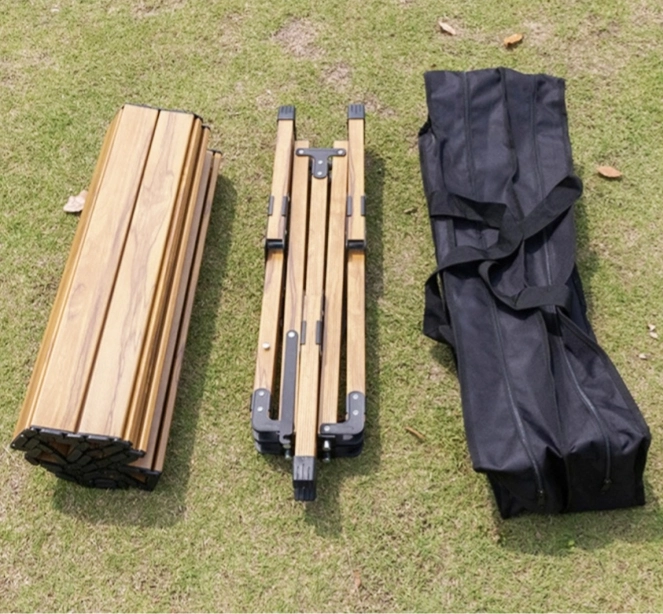 Folding X-shape Roll Up Table for Camping