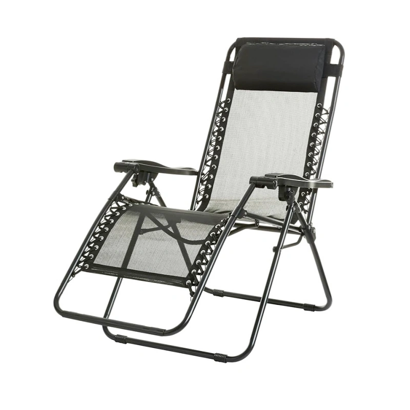Outdoor Adjustable Folding Reclining Lounge Chair