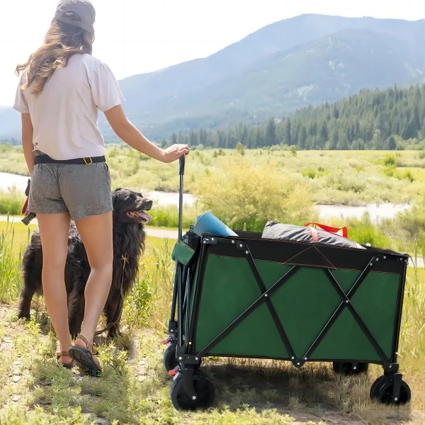 Extra Capacity Collapsible Wagon Cart