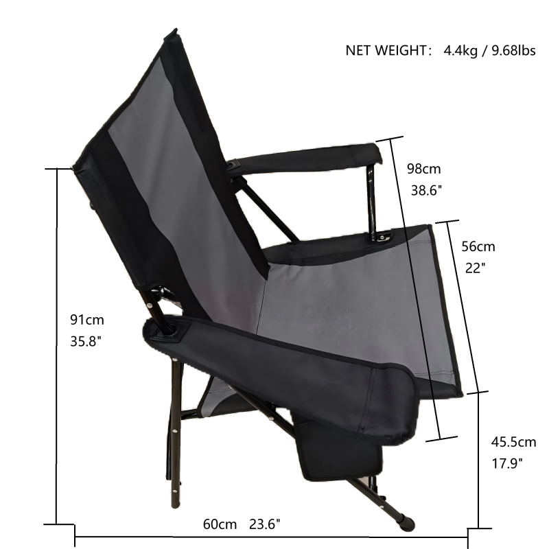 Large Lightweight Portable Folding Chair