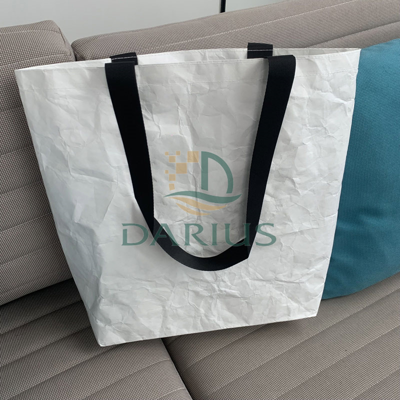 Eco-vriendelijke papieren zak Op maat gemaakte papieren boodschappentas