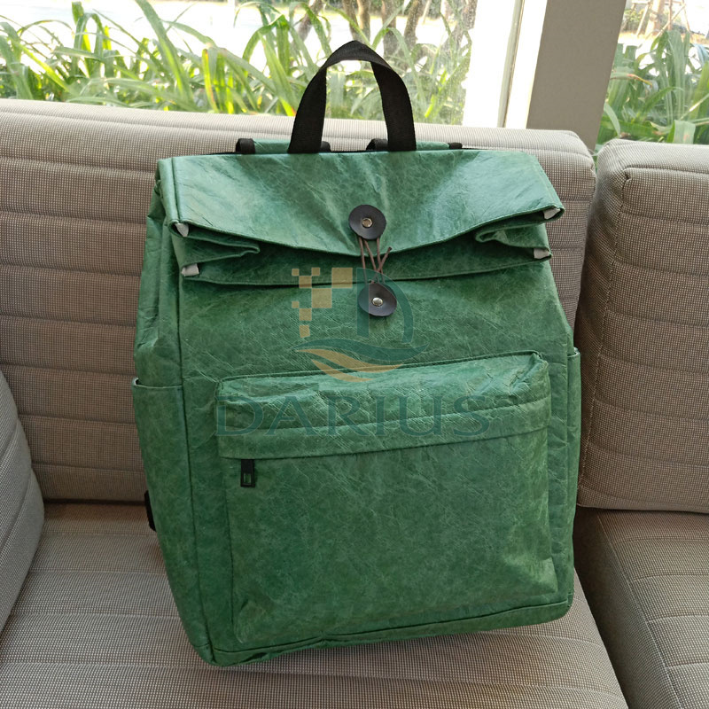 Tyvek Paperi Reppu Pestävä Vihreä Matkalaukku