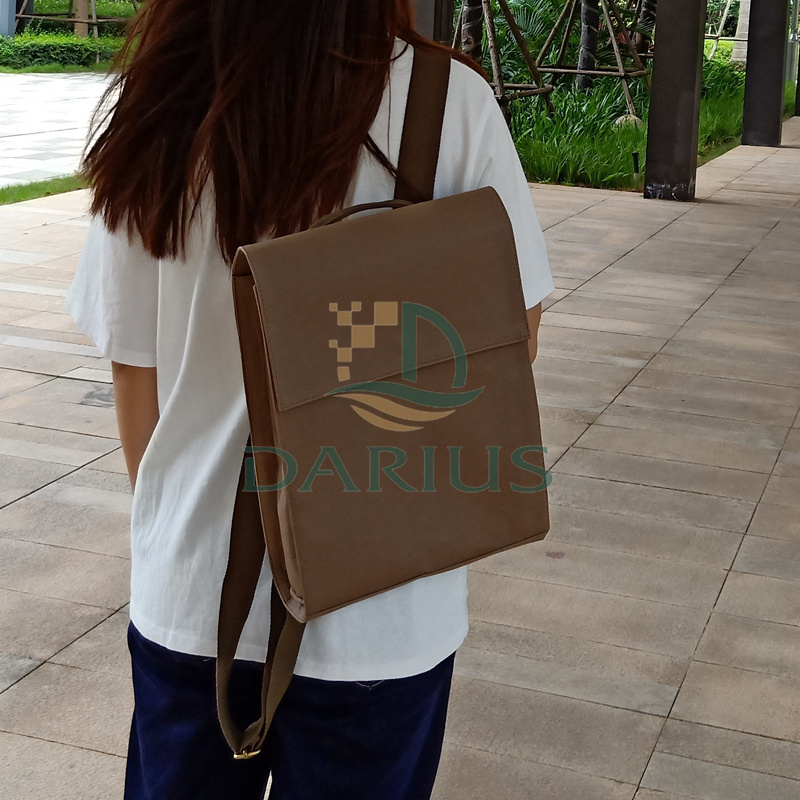 washable kraft paper backpack