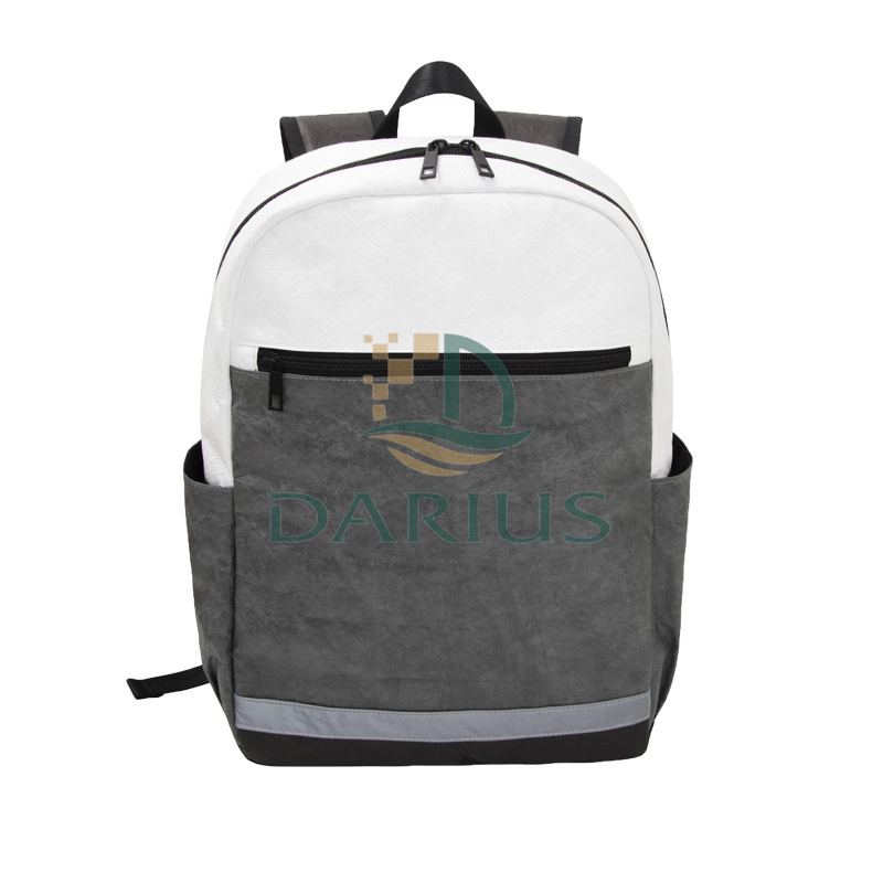 Mochila para laptop Tyvek Mochila de papel à prova d'água