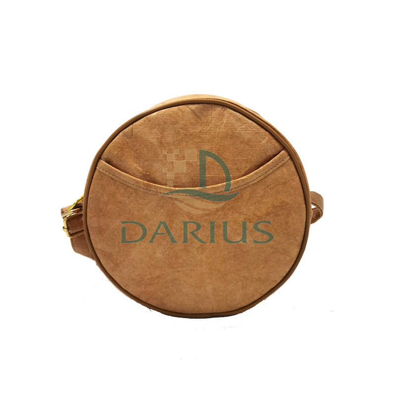 Pestävä paperi Ladies Crossbody laukku leveällä hihnalla