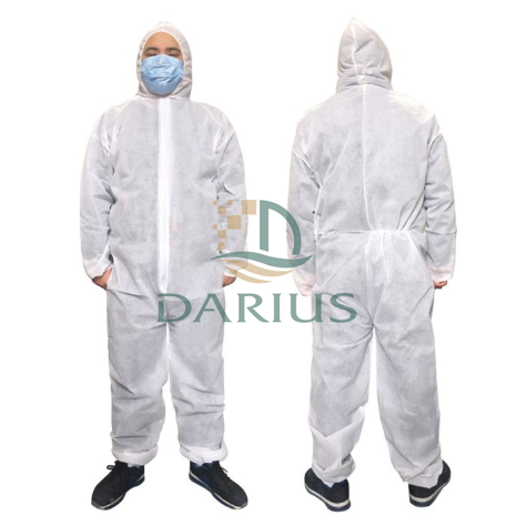 Aplicação de papel Tyvek em roupas de proteção