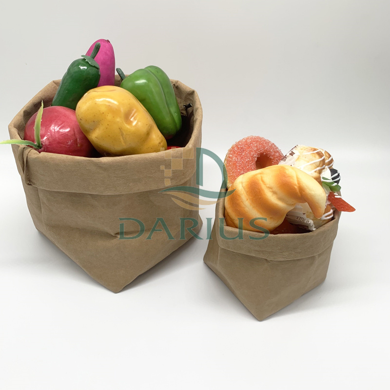 Paper food storage bag