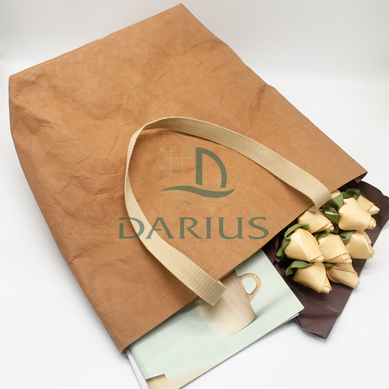 Retro-pestävä voimapaperikangas, yksinkertainen tyylinen laukku