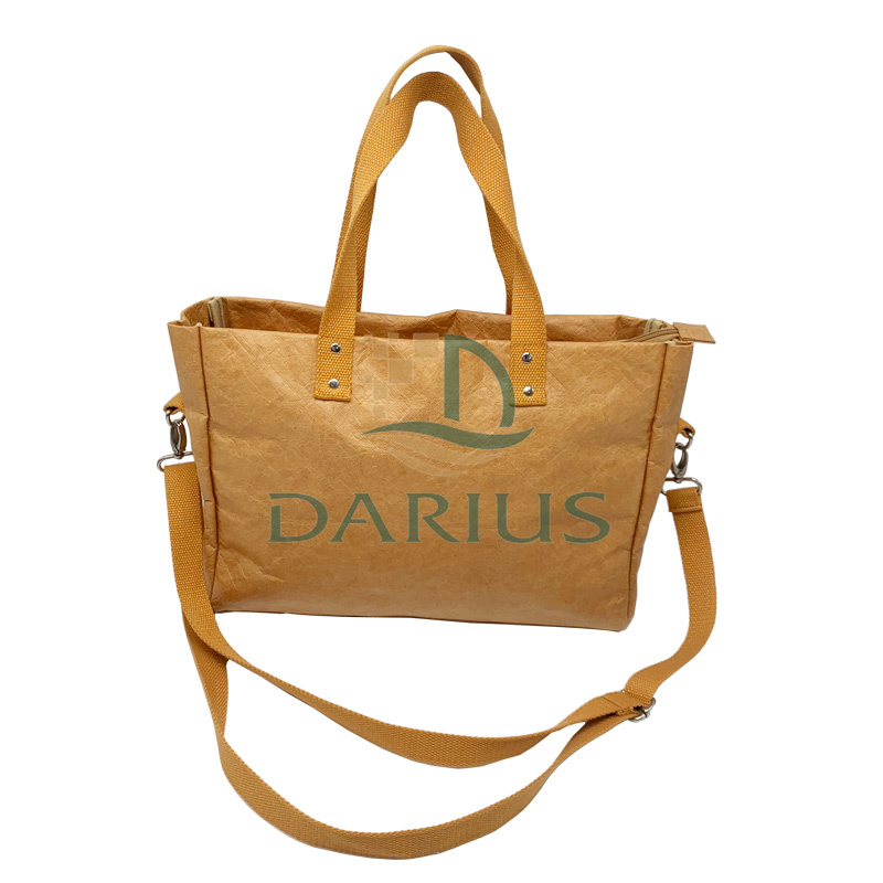 Tyvek Paper Luxury suuri ostoskassi kahvoilla