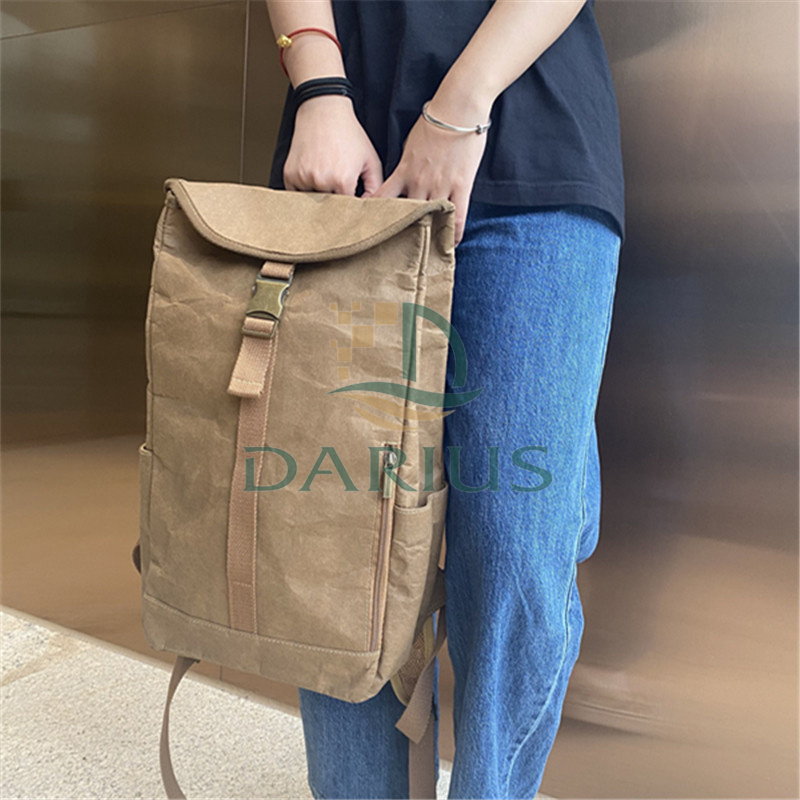 washable kraft paper backpacks