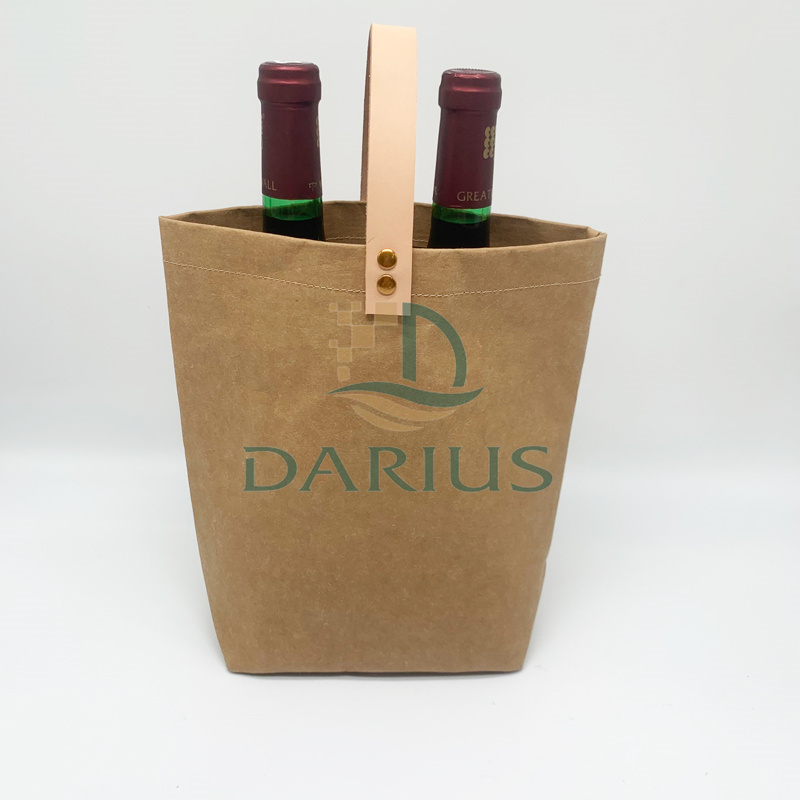 washable paper wine bag