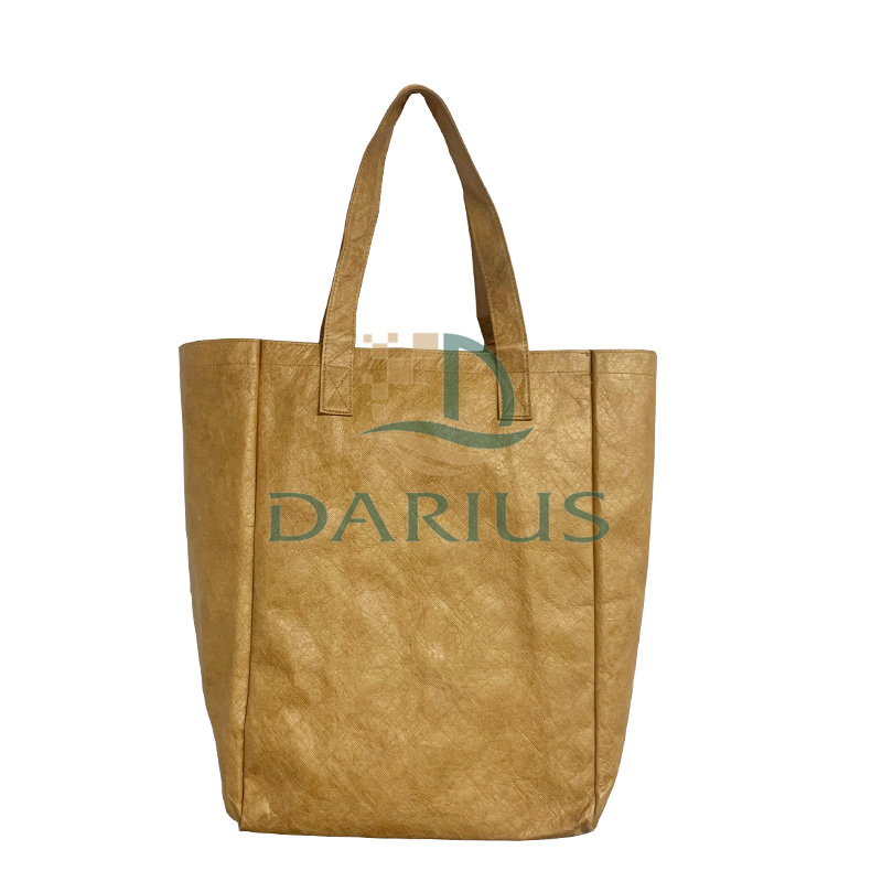 Supergrote Tyvek-papieren boodschappentas, enkellaags waterdichte, zachte draagtas