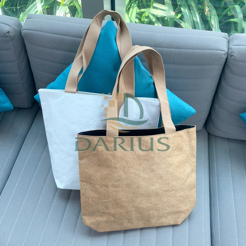 Ympäristöystävällinen ja biohajoava yksinkertainen ostoskassi Kevyt matkalaukku