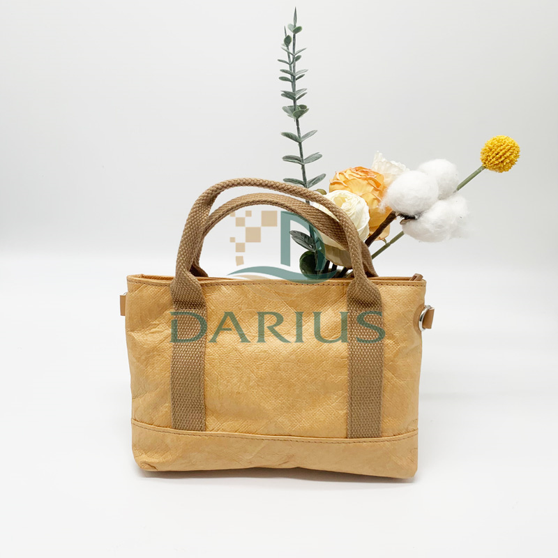 Kuitukangas Tyvek Paper Mini Kevyt Crossbody Bag Muoti-kangaskassi