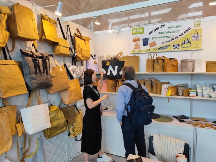 Mega Show 2023 de sacola de papel lavável