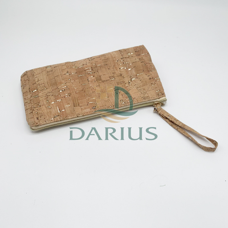 ECO-vriendelijke biologisch afbreekbare draagtas met ritssluiting voor dames van kurk