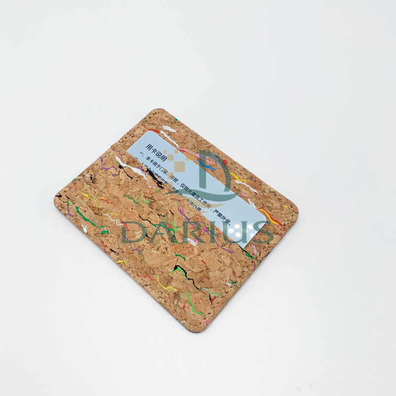 Biohajoava linja-autokortin säilytystasku korkkipaperilompakko Pankkikorttikotelo