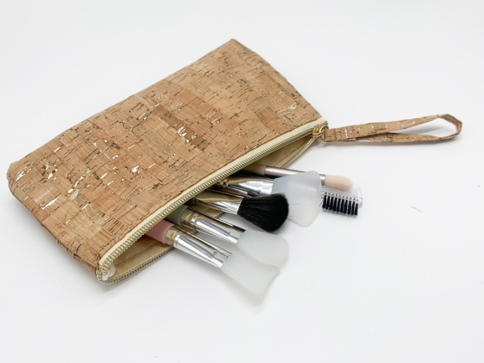 Ontdek de biologisch afbreekbare draagtas met ritssluiting voor dames van kurk