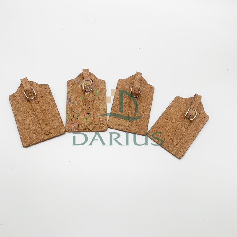 cork luggage tags