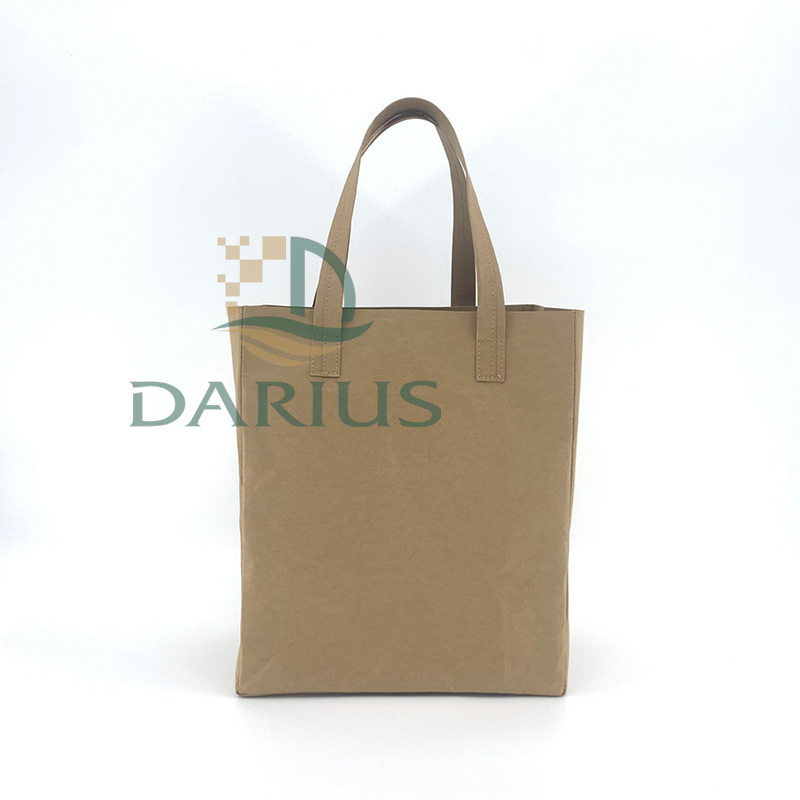 Ympäristöystävällinen muoti-kangaskassi Kraft-monitoiminen laukku