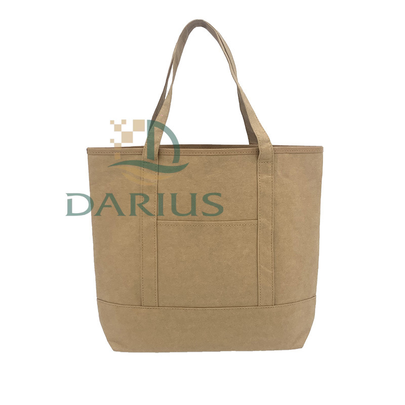 Laadukkaat räätälöidyt käsilaukut Kraft Paper Ostoskassi